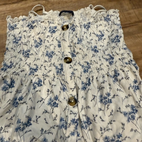 American Eagle Outfitters Blue Floral Tank Top - Picture 3 of 5